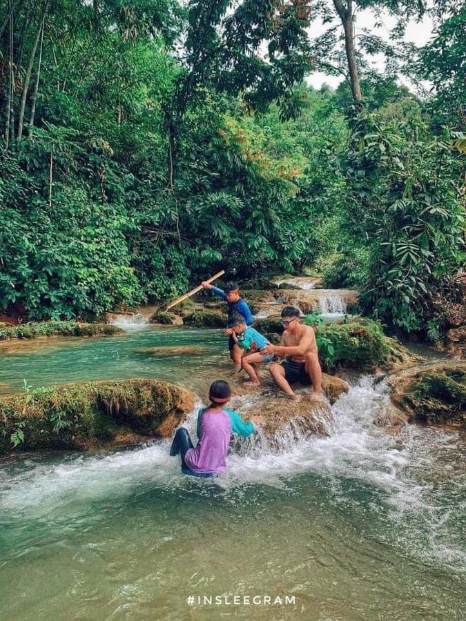 Lepont Mu Waterfall Bungalow Hoa Binh Exterior photo