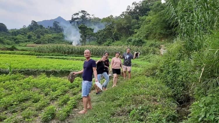 Lepont Mu Waterfall Bungalow Hoa Binh Exterior photo