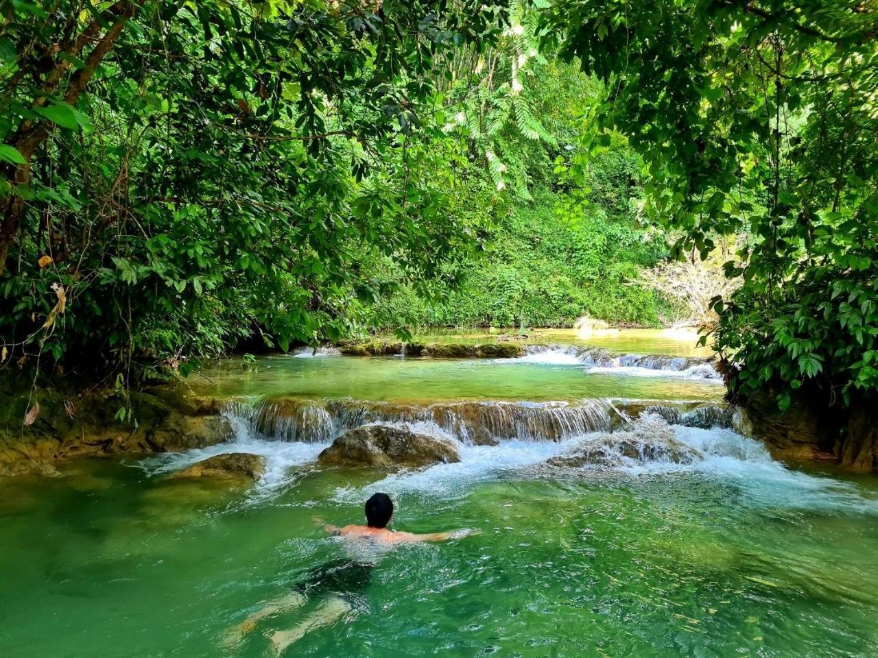 Lepont Mu Waterfall Bungalow Hoa Binh Exterior photo