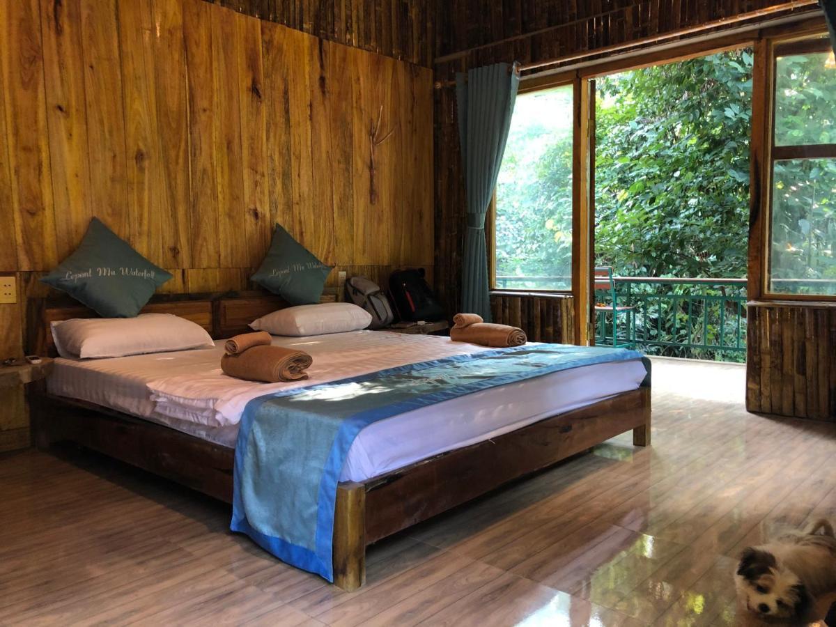 Lepont Mu Waterfall Bungalow Hoa Binh Exterior photo